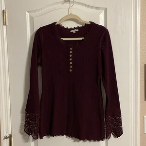 Maroon sweater from White Birch